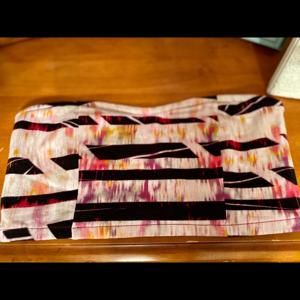 Multi-Colored Bandeau Top by Decree
